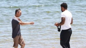 Naya Rivera’s father, brother and ex-husband Ryan Dorsey swim in Lake Piru to find her body