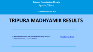TBSE Madhyamik Class 10th result declared, 64.49 per cent pass, Know how to check on websites and via SMS