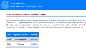 IIT JAM 2021: Notification, Eligibility Criteria, Exam Date, Exam Pattern and All You Need to Know