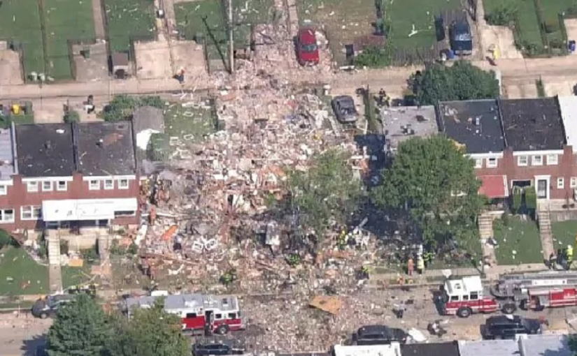 US Baltimore Explosion