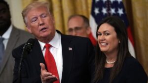 Donald Trump Asked Sara Huckabee Sanders To Go To North Korea After Kim Jong Un Winked At Her, Reveals Book