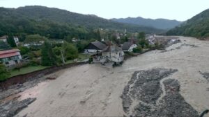 Dead Bodies In A Cemetery Swept Away By Ravaging Floods In Southern France