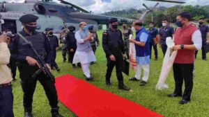 Assam: Defence Minister Rajnath Singh Expresses Happiness After Inaugurating The Kimin-Potin Road