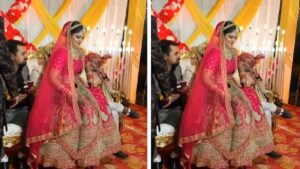 Viral Video: Bride sits on lap of groom, see video