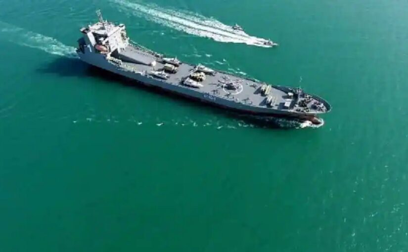 Iran's largest naval warship sinks