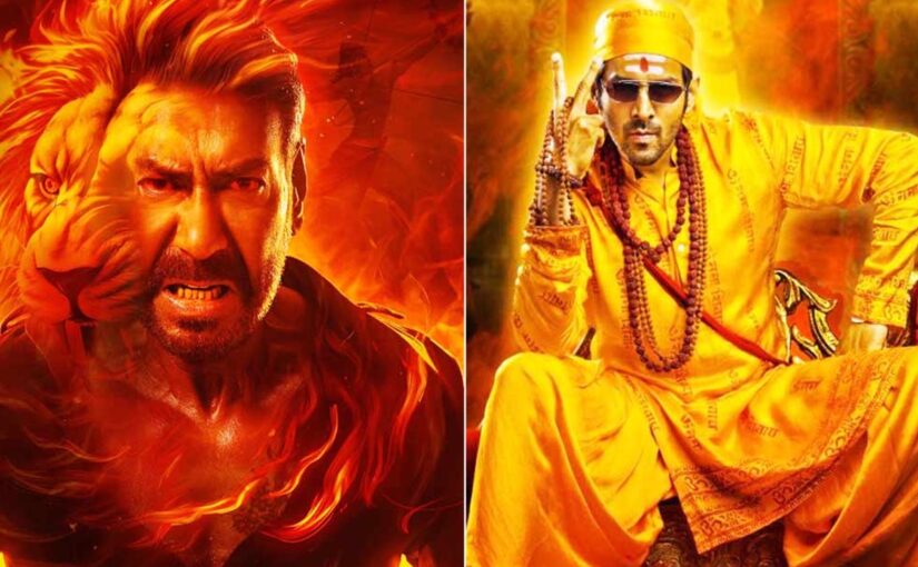 Kartik Aaryan-Ajay Devgn's Upcoming Films 'Bhool Bhulaiyaa 3-Singham Again' To Clash At Box Office