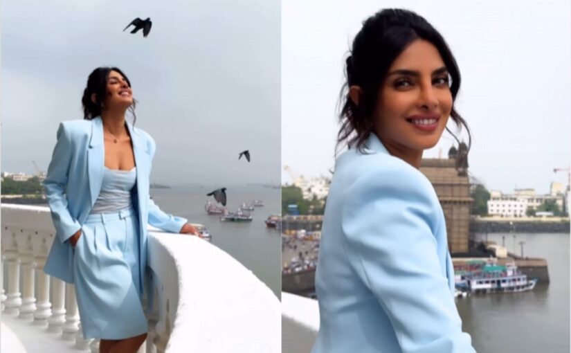 Global star Priyanka Chopra enjoys Mumbai's gateway