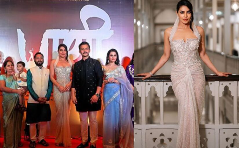 Priyanka Chopra promotes Marathi film Paani in Mumbai
