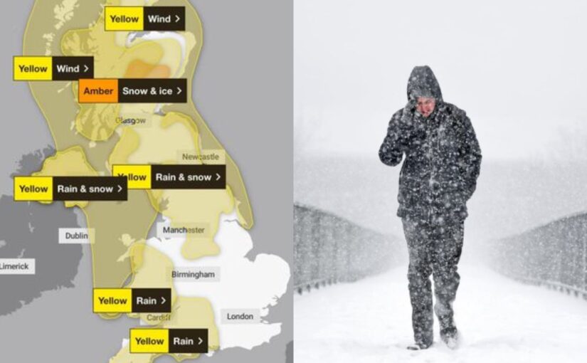Storm Bert To Bring In Heavy Rainfall And Snow