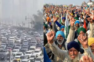 Farmer’s Protest Leads To Massive Traffic Disruptions In Delhi-Noida Ahead Of ‘Delhi Chalo’ March