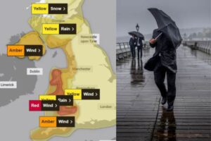 UK: Millions Urged To Seek Shelter As Storm Darragh Approaches With 90mph Winds